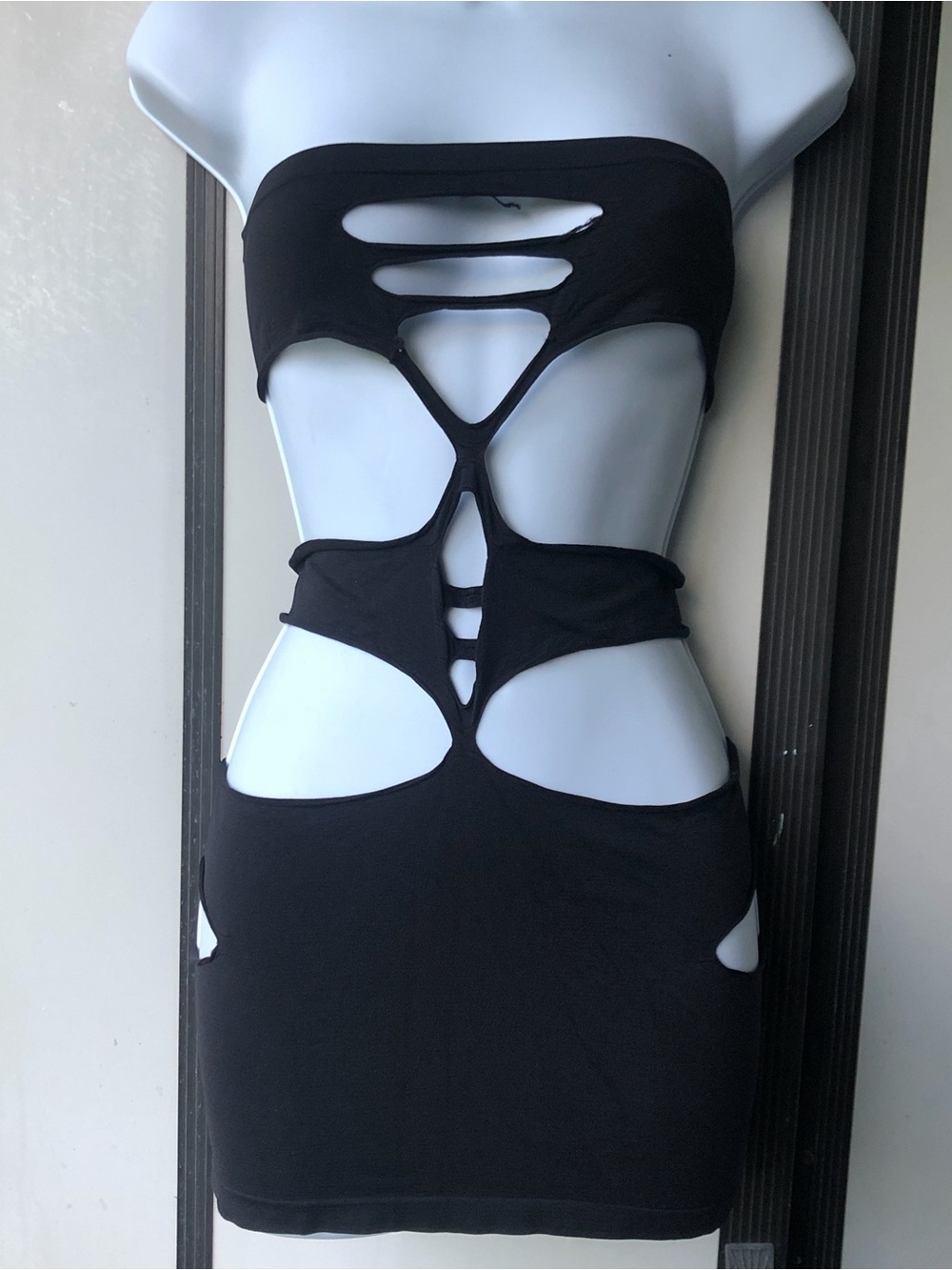 Black Cutout Bodycon Dress